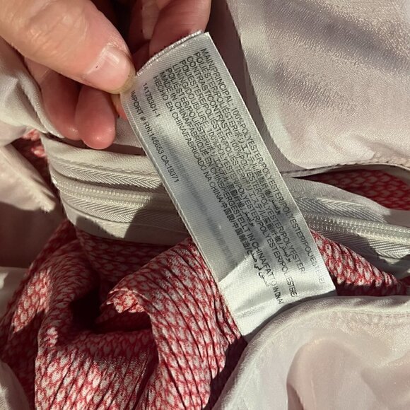 C/MEO Collective Unstoppable  red patterned open back Jumpsuit - Picture 7 of 7